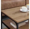vidaXL Couchtisch Artisan-Eiche Holzwerkstoff Metallrahmen Bild 4