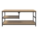 vidaXL Couchtisch Artisan-Eiche Holzwerkstoff Metallrahmen Bild 5