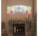 vidaXL Weihnachtsstern mit 432 LEDs Mehrfarbig PVC Bild 3