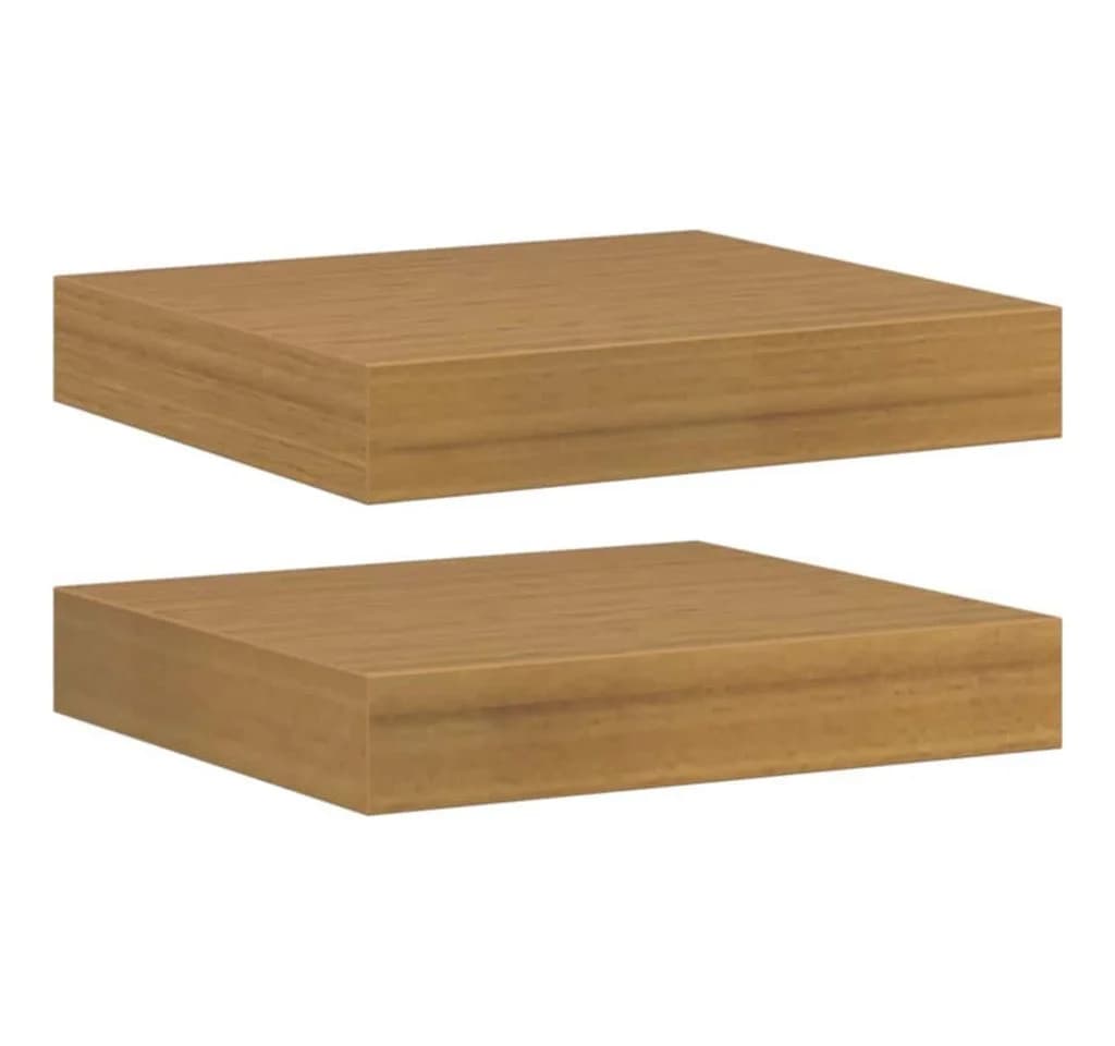 vidaXL Wandregal Beige Holzwerkstoff 2-tlg. - Bild 2