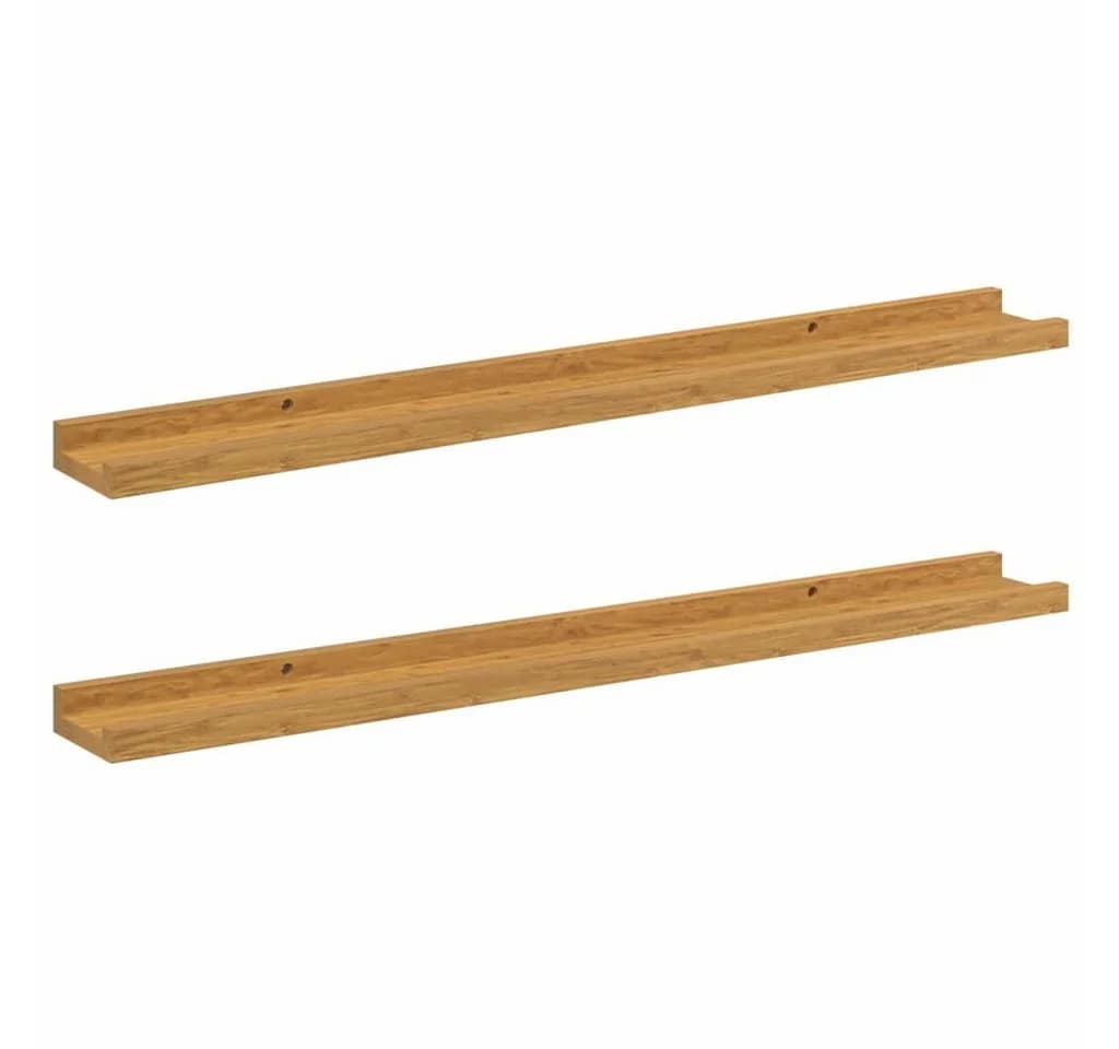 vidaXL Wandregal 2-tlg. Beige Holzwerkstoff Modern - Bild 2