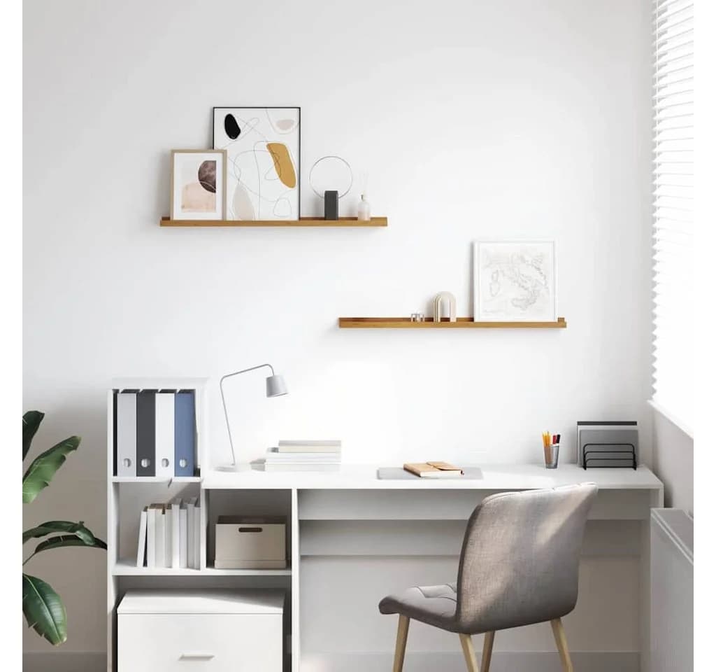vidaXL Wandregal 2-tlg. Beige Holzwerkstoff Modern - Bild 4