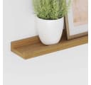 vidaXL Wandregal 2-tlg. Beige Holzwerkstoff Modern Bild 5