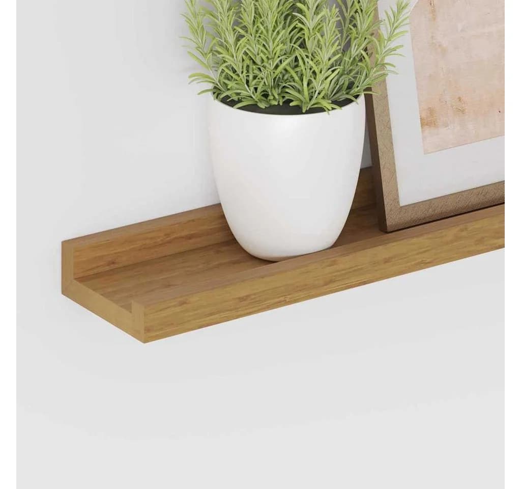 vidaXL Wandregal 2-tlg. Beige Holzwerkstoff Modern - Bild 5
