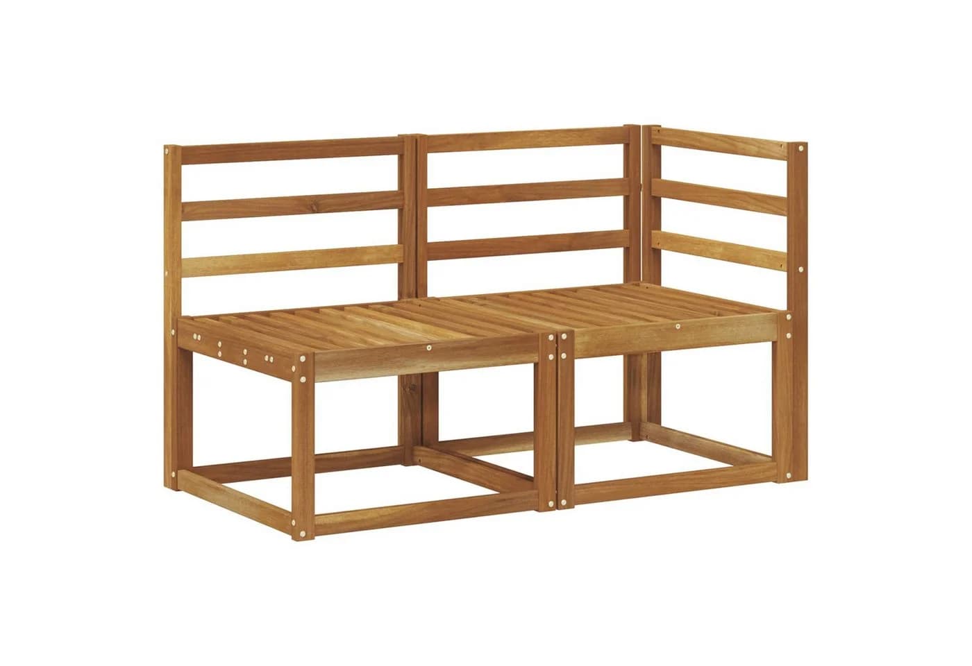 vidaXL Outdoor Sofaelement Massivholz Natur Modular - Bild 2