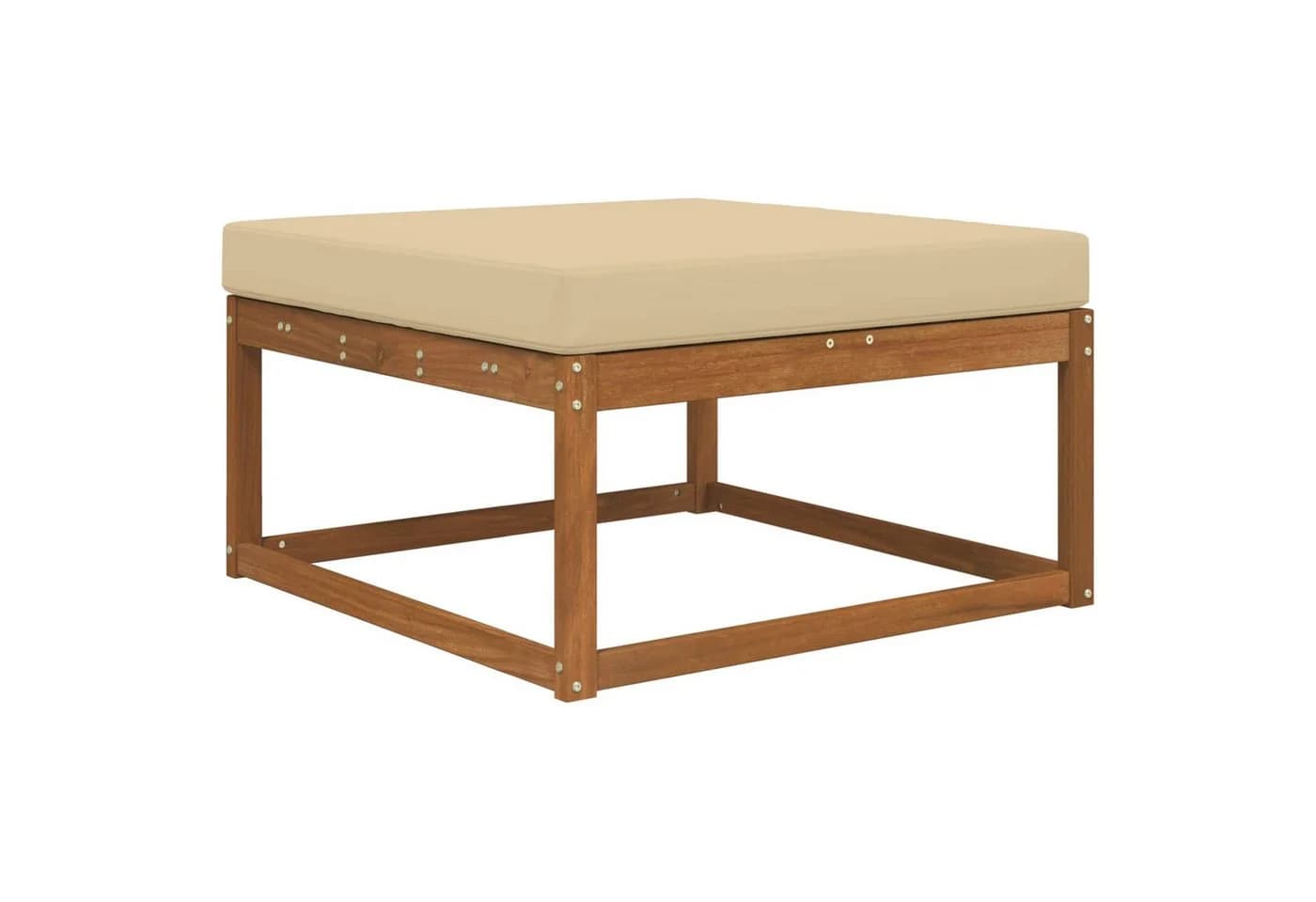 vidaXL Sitzauflage Sofakissen für draußen Beige Polyester - Bild 3