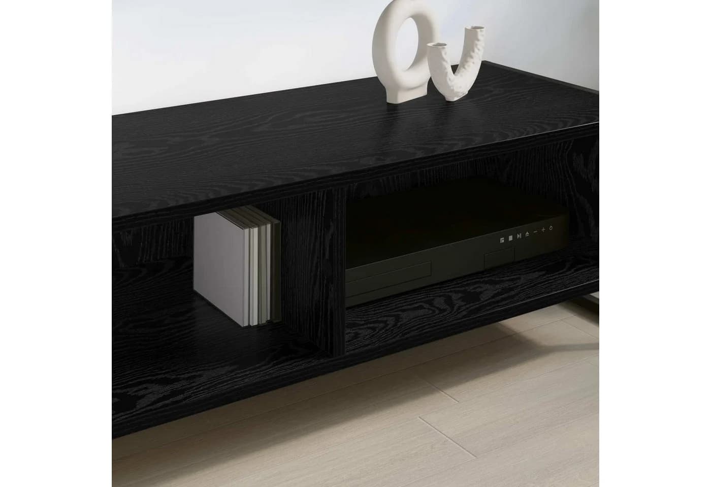vidaXL TV-Schrank Schwarz Eichen-Optik Industrial Design - Bild 4