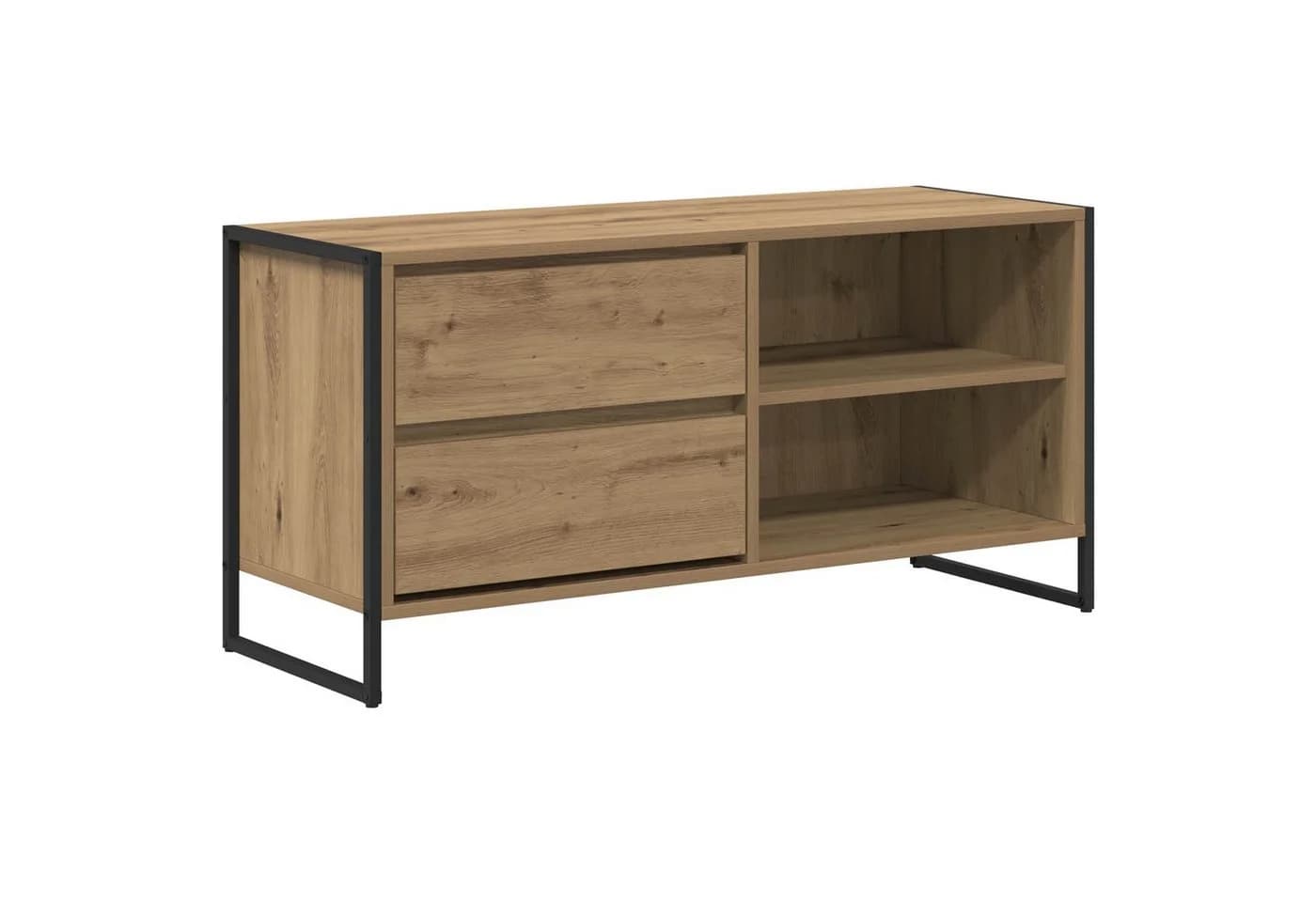 vidaXL TV-Schrank Kunsthandwerk Eiche Holzwerkstoff - Bild 2