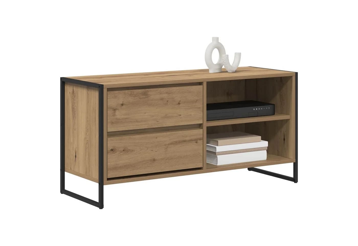vidaXL TV-Schrank Kunsthandwerk Eiche Holzwerkstoff - Bild 3