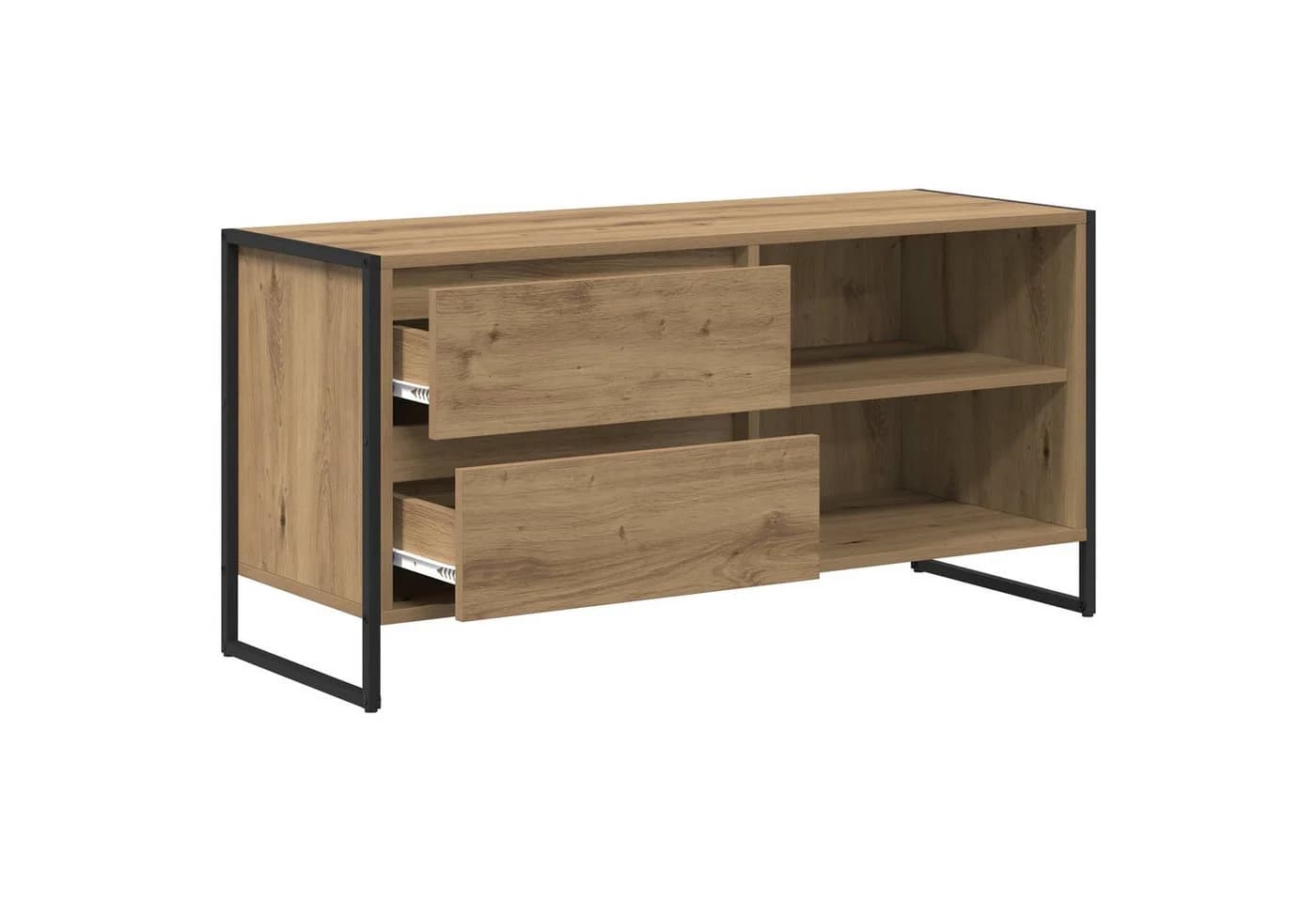 vidaXL TV-Schrank Kunsthandwerk Eiche Holzwerkstoff - Bild 5