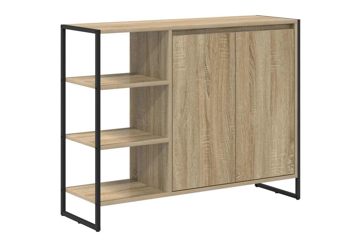 vidaXL Sideboard Seitenschrank Sonoma Holzwerkstoff Industrial Design - Bild 2