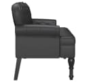 vidaXL Chesterfield Bank Schwarz Kunstleder Bild 5