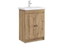 vidaXL Badezimmerspiegelschrank Artisan-Eiche Unter dem Waschbecken Bild 3