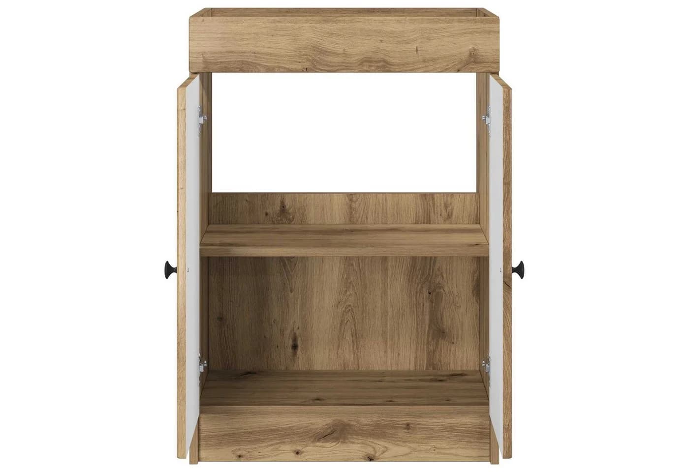 vidaXL Badezimmerspiegelschrank Artisan-Eiche Unter dem Waschbecken - Bild 4