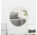 vidaXL Wandspiegel Rund Ø 30 cm Gehärtetes Glas Bild 1