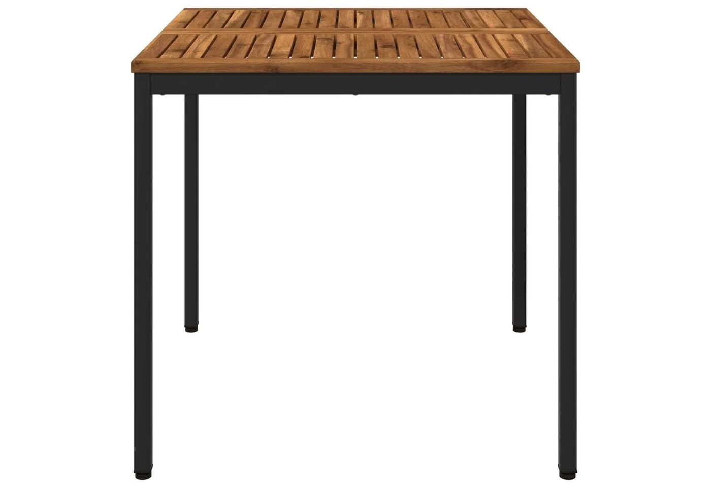 vidaXL Gartentisch Massivholz Akazie Schwarz - Bild 3