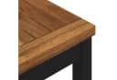 vidaXL Gartentisch Massivholz Akazie Schwarz Bild 5