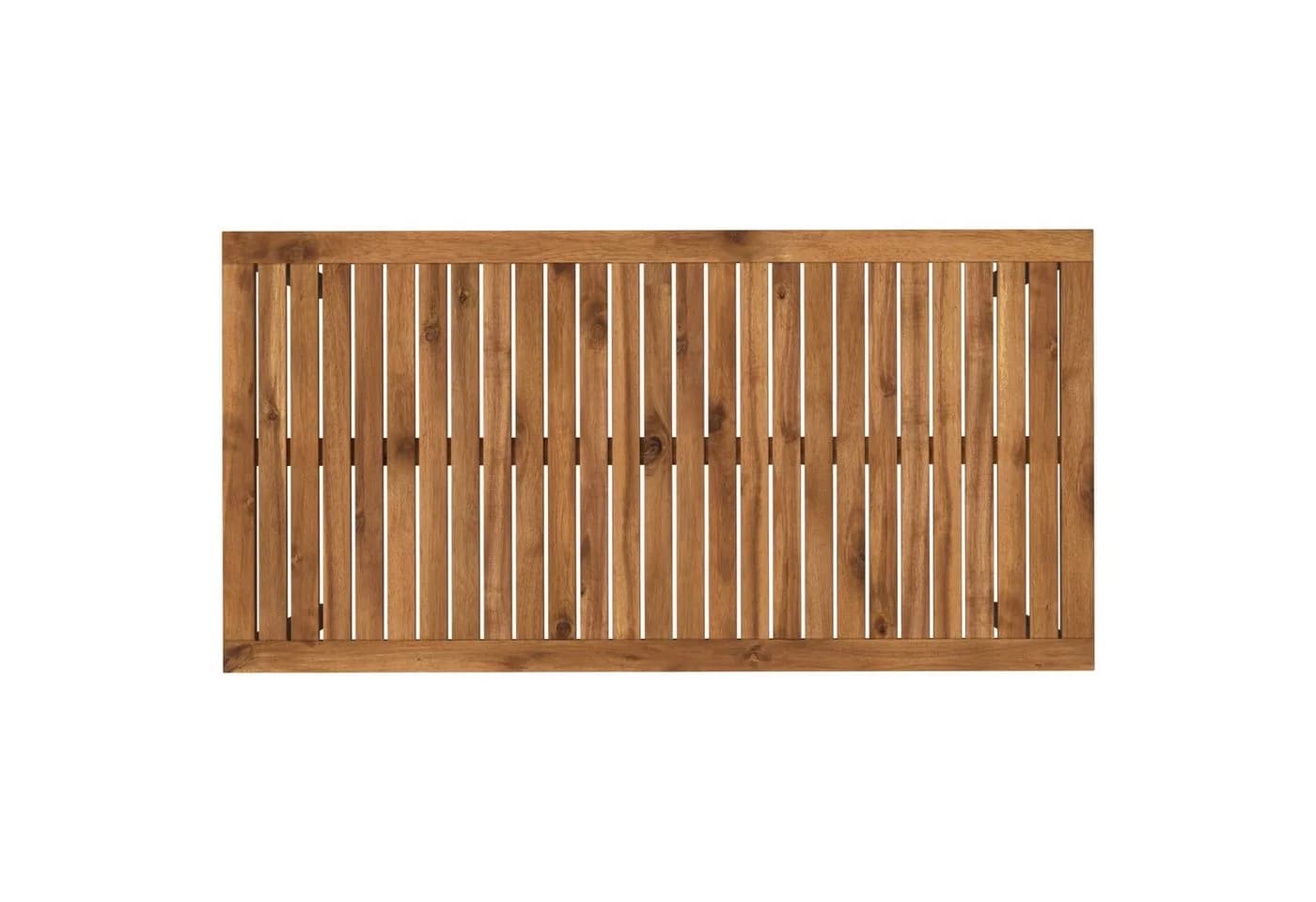 vidaXL Gartentisch Massivholz Akazie Schwarz - Bild 5