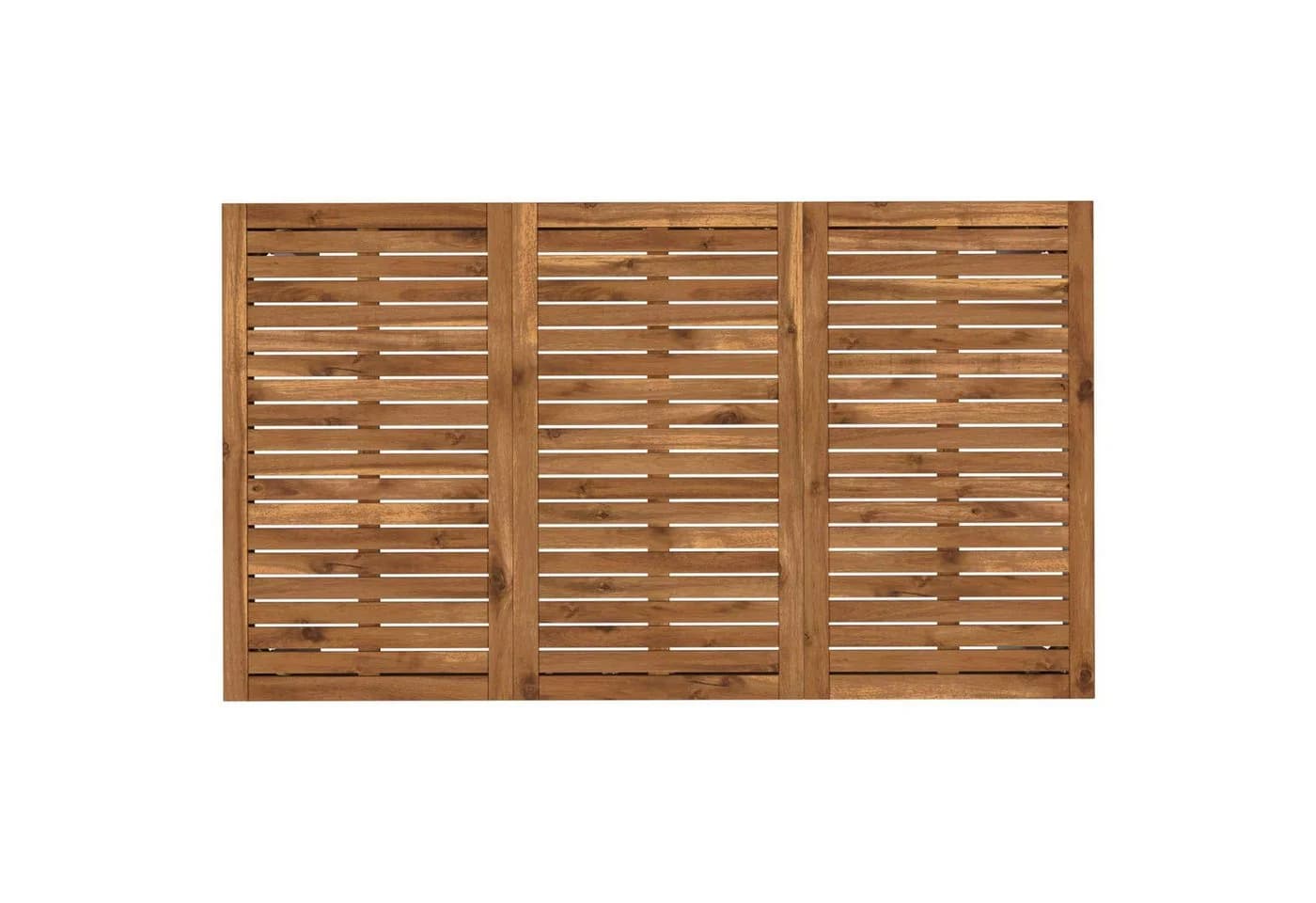 vidaXL Gartentisch Massivholz Akazie Weiß Rustikal - Bild 5