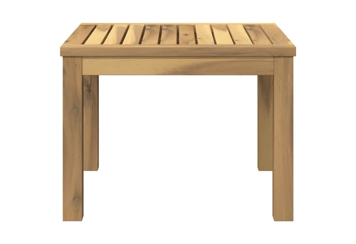 vidaXL Couchtisch Weiß Massivholz Akazie - Bild 4