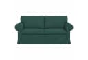 vidaXL Sofa Dunkelgrün Stoff Metallrahmen Modern Bild 4