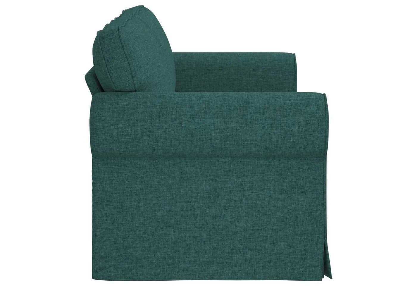 vidaXL Sofa Dunkelgrün Stoff Metallrahmen Modern - Bild 5