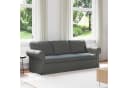 vidaXL Sofa Dunkelgrau Stoff Modernes Design Bild 1