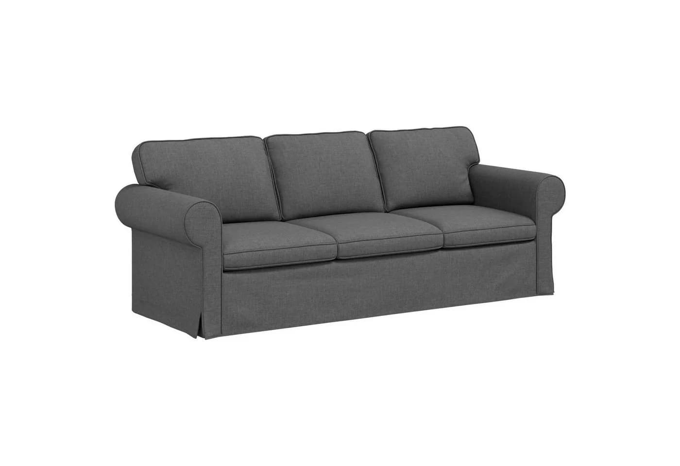 vidaXL Sofa Dunkelgrau Stoff Modernes Design - Bild 2