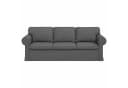 vidaXL Sofa Dunkelgrau Stoff Modernes Design Bild 4