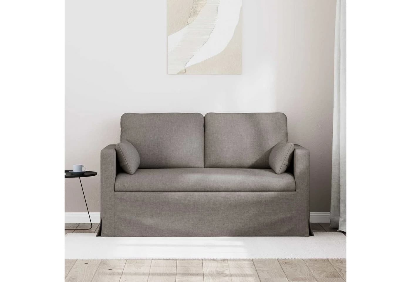 vidaXL Sofa Taupe Stoff Metallrahmen Modular - Bild 3