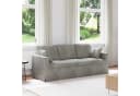 vidaXL Samt Sofa Hellgrau 198 cm Modular Ergonomisch Bild 1