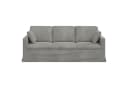 vidaXL Samt Sofa Hellgrau 198 cm Modular Ergonomisch Bild 4