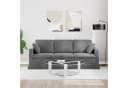 vidaXL Sofa Dunkelgrau Samt Modernes Design Bild 3