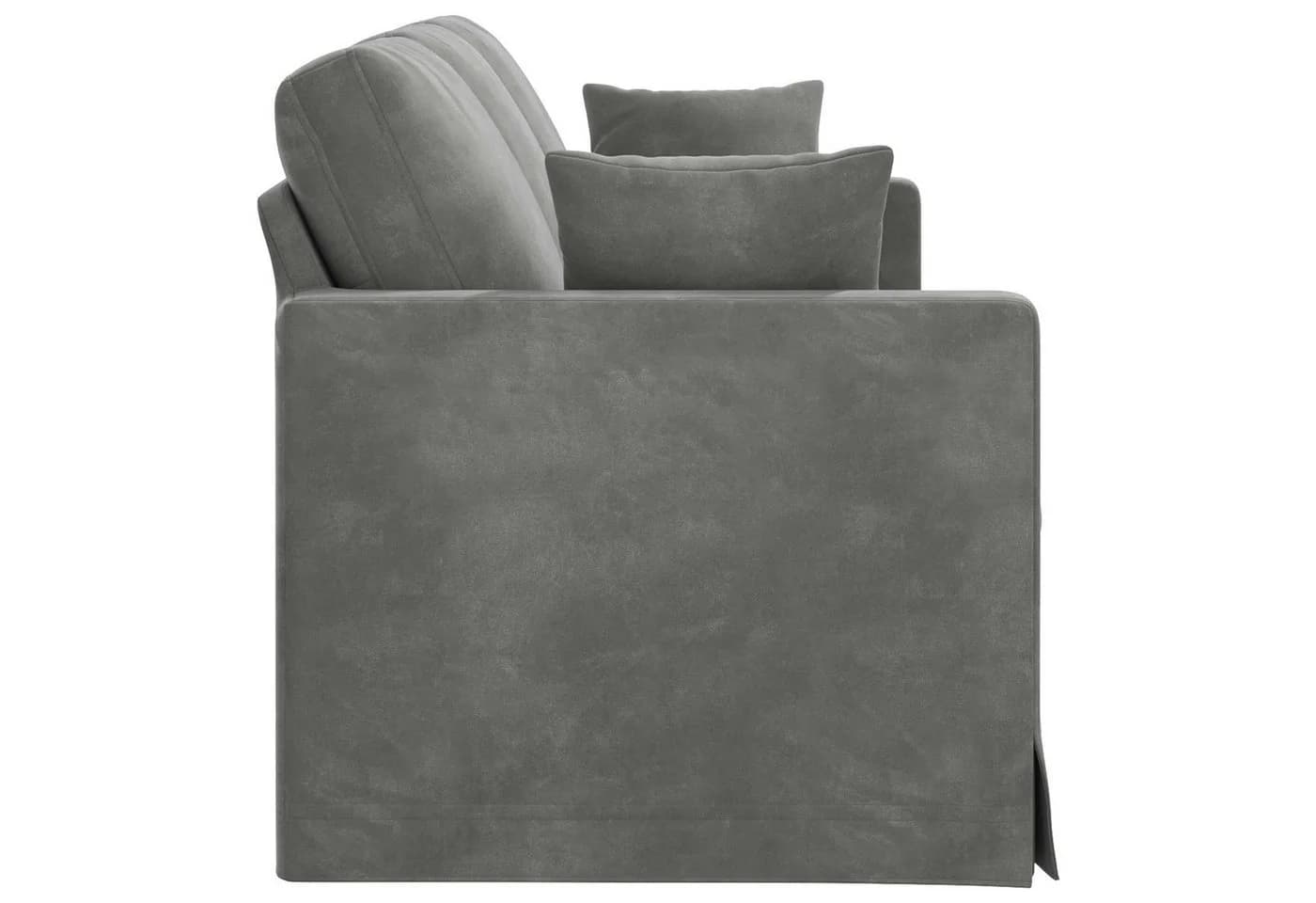 vidaXL Sofa Dunkelgrau Samt Modernes Design - Bild 5