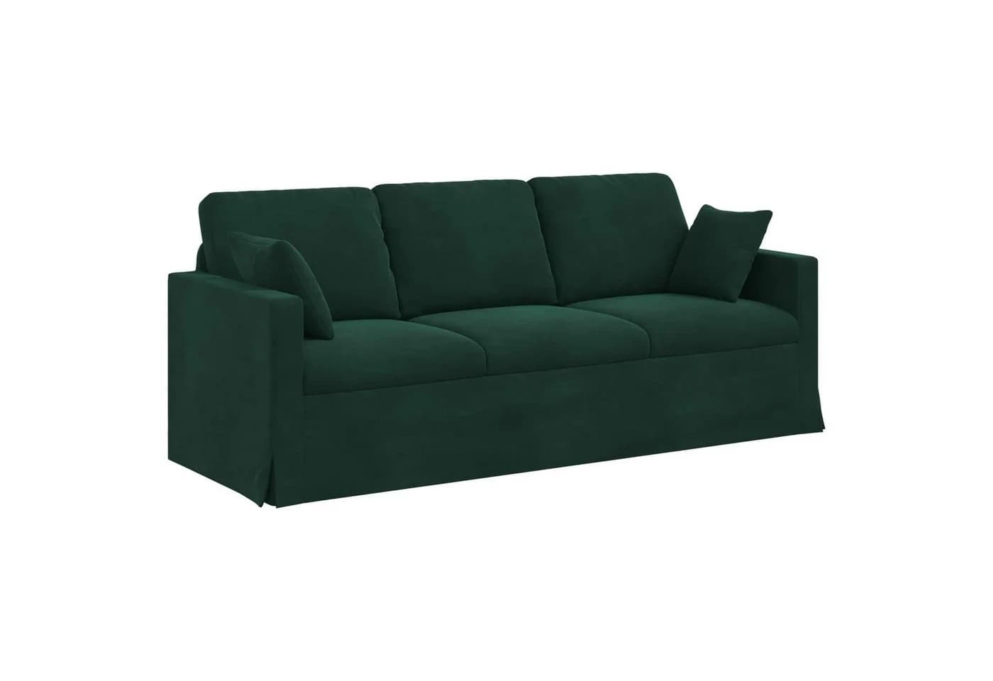 vidaXL Sofa Dunkelgrün Samt Metallrahmen - Bild 2