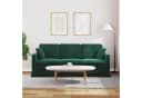 vidaXL Sofa Dunkelgrün Samt Metallrahmen Bild 3
