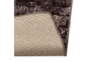 vidaXL Teppichläufer MARSA Schwarz 100x100 cm Polyester PVC Bild 4