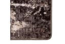 vidaXL Teppichläufer MARSA Schwarz 100x100 cm Polyester PVC Bild 5
