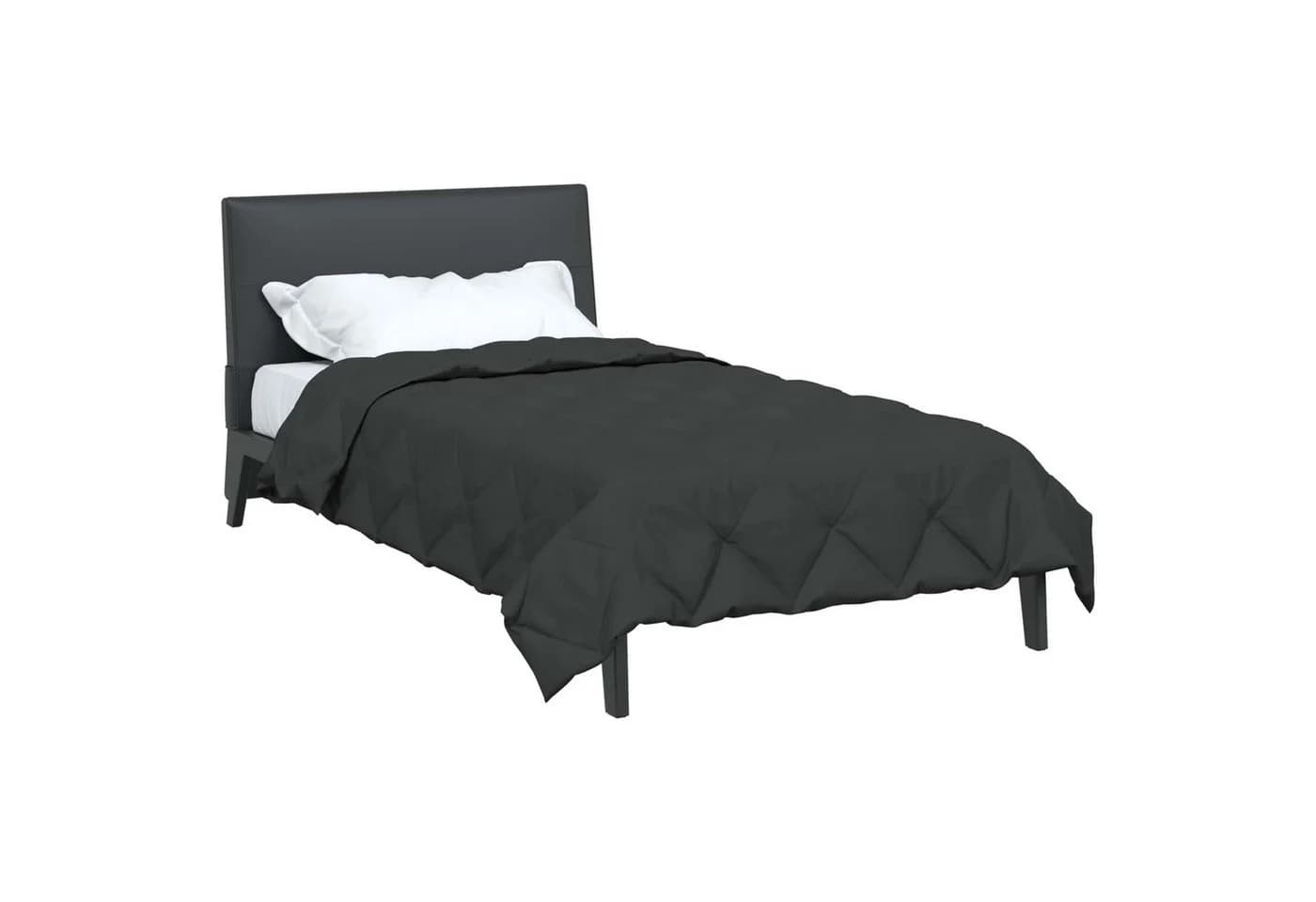 vidaXL Sommerdecke Anthrazit Mikrofaser 200x135 cm - Bild 3