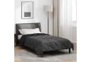 vidaXL Sommerdecke Schwarz Anthrazit Mikrofaser 200x135 cm Bild 1
