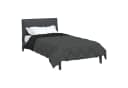 vidaXL Sommerdecke Schwarz Anthrazit Mikrofaser 200x135 cm Bild 3
