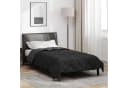 vidaXL Sommerdecke Schwarz Anthrazit Mikrofaser 200x135 cm Bild 4