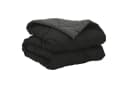 vidaXL Sommerdecke Schwarz Anthrazit Mikrofaser 200x135 cm Bild 5