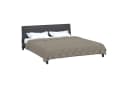 vidaXL Sommerdecke Hellgrau Mikrofaser 220x240 cm Bild 3