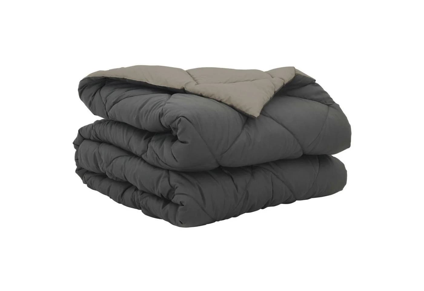 vidaXL Sommerdecke Hellgrau Anthrazit Mikrofaser 220x155 cm - Bild 2