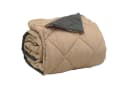 vidaXL Ganzjahresbettdecke Anthrazit Taupe Mikrofaser 220x240 cm Bild 5