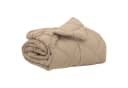 vidaXL Ganzjahresbettdecke Taupe Mikrofaser 135x200 cm Bild 2