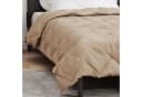 vidaXL Ganzjahresbettdecke Taupe Mikrofaser 135x200 cm Bild 4
