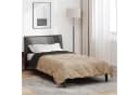 vidaXL Ganzjahresbettdecke Schwarz Taupe 135x200cm Mikrofaser Bild 4