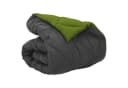 vidaXL Winterbettdecke 135x200 cm Grün Anthrazit Mikrofaser Bild 2